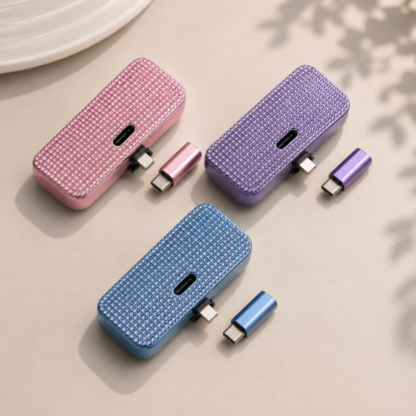 YOUSE 8-Pin Portable Mini Power Bank – 4000mAh