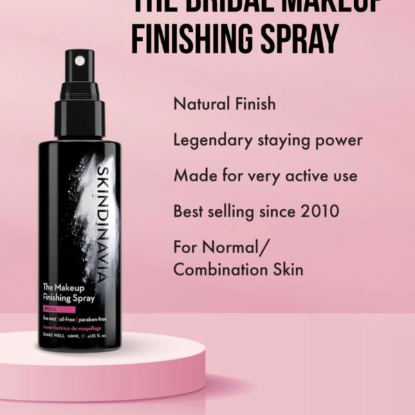 Skindinivia the makeup finishing spray in Bridal