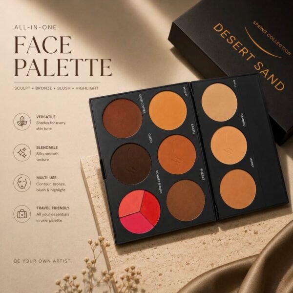 Lujo Cosmetics desert sands powder palette