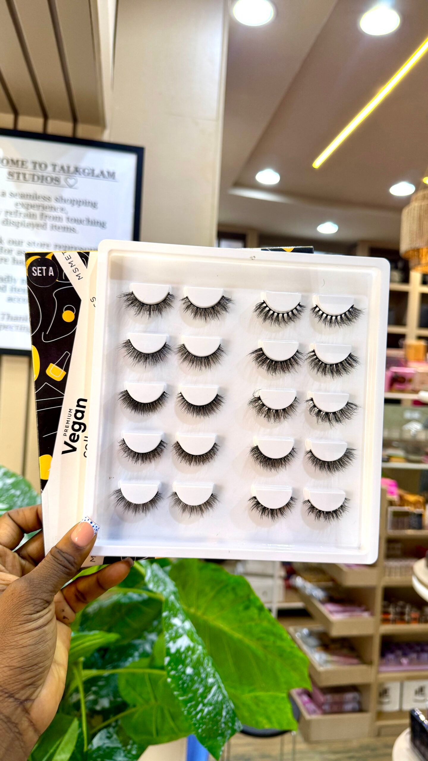 IMG_9343 Msmetics lash tray in Vegan set A - Image 1