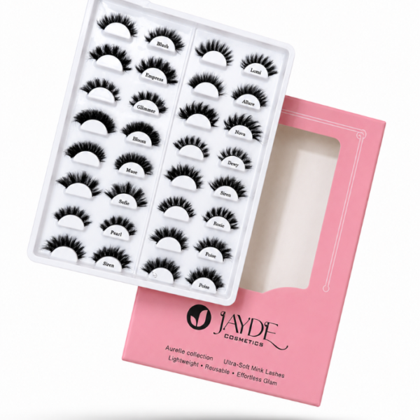 Jayde cosmetics 16 pairs ultra soft mink lashes