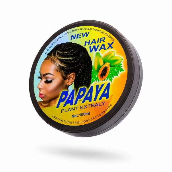 Papaya plant extraly hair wax - black