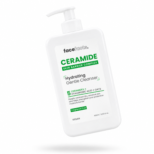 Facefactss ceramide skin barrier complex hydrating gentle cleanser 400ml