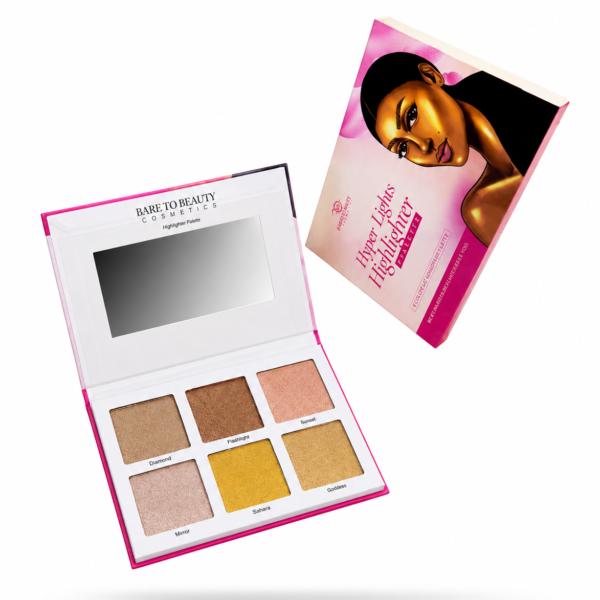 Bare to beauty cosmetic hyper lights highlighter palette