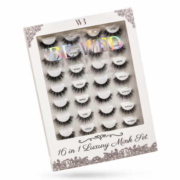 Wb wynk beauty "be wed" bridal story 16 in 1 luxury mink set