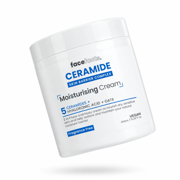 Facefactss ceramide moisturizing cream 5 hyaluronic acid + oats