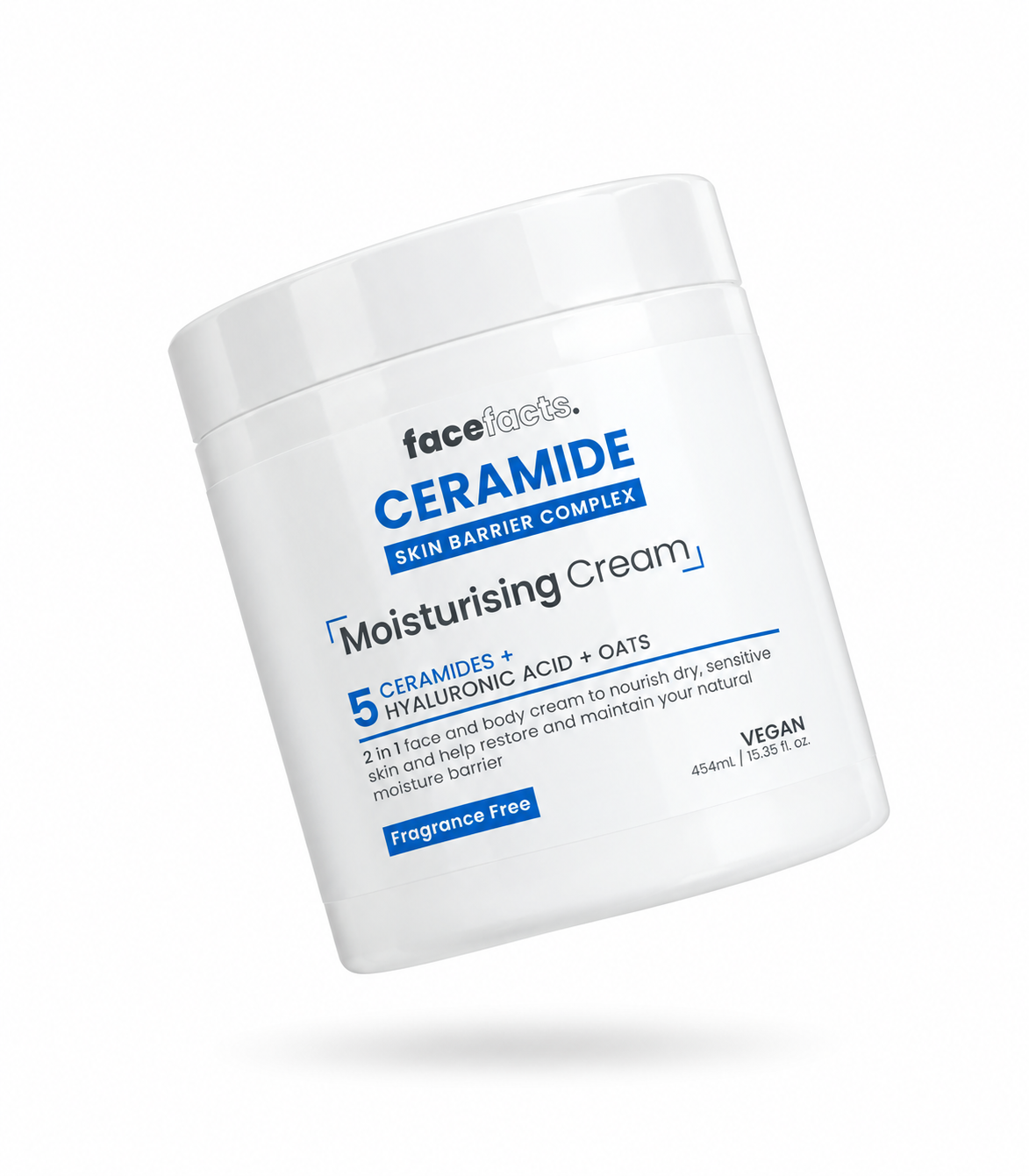 3e194109-624b-41a8-abb4-fb48d003bcb5 Facefactss ceramide moisturizing cream 5 hyaluronic acid + oats - Image 1