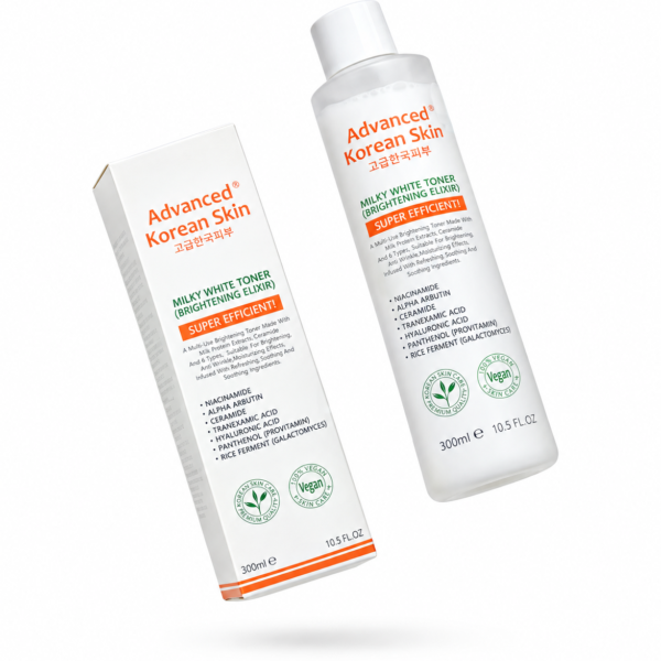 Advanced korean skin milky white toner brightening toner