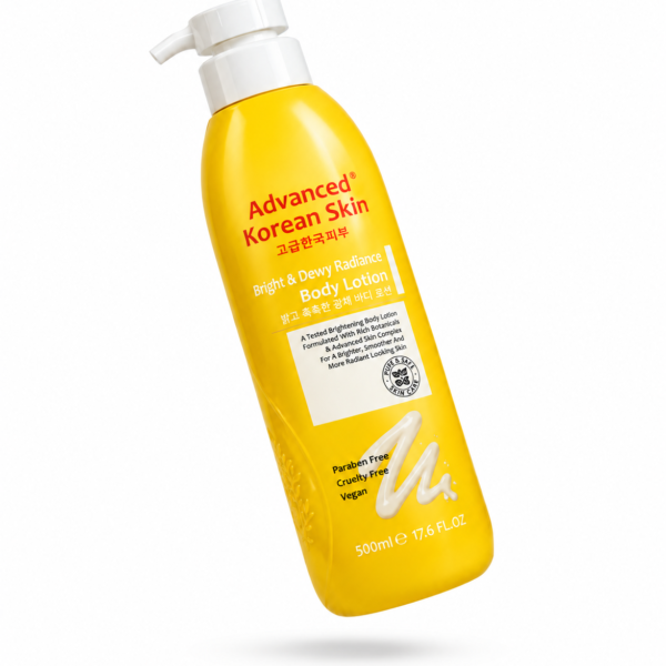 Advanced korean skin bright & dewy radiance body lotion
