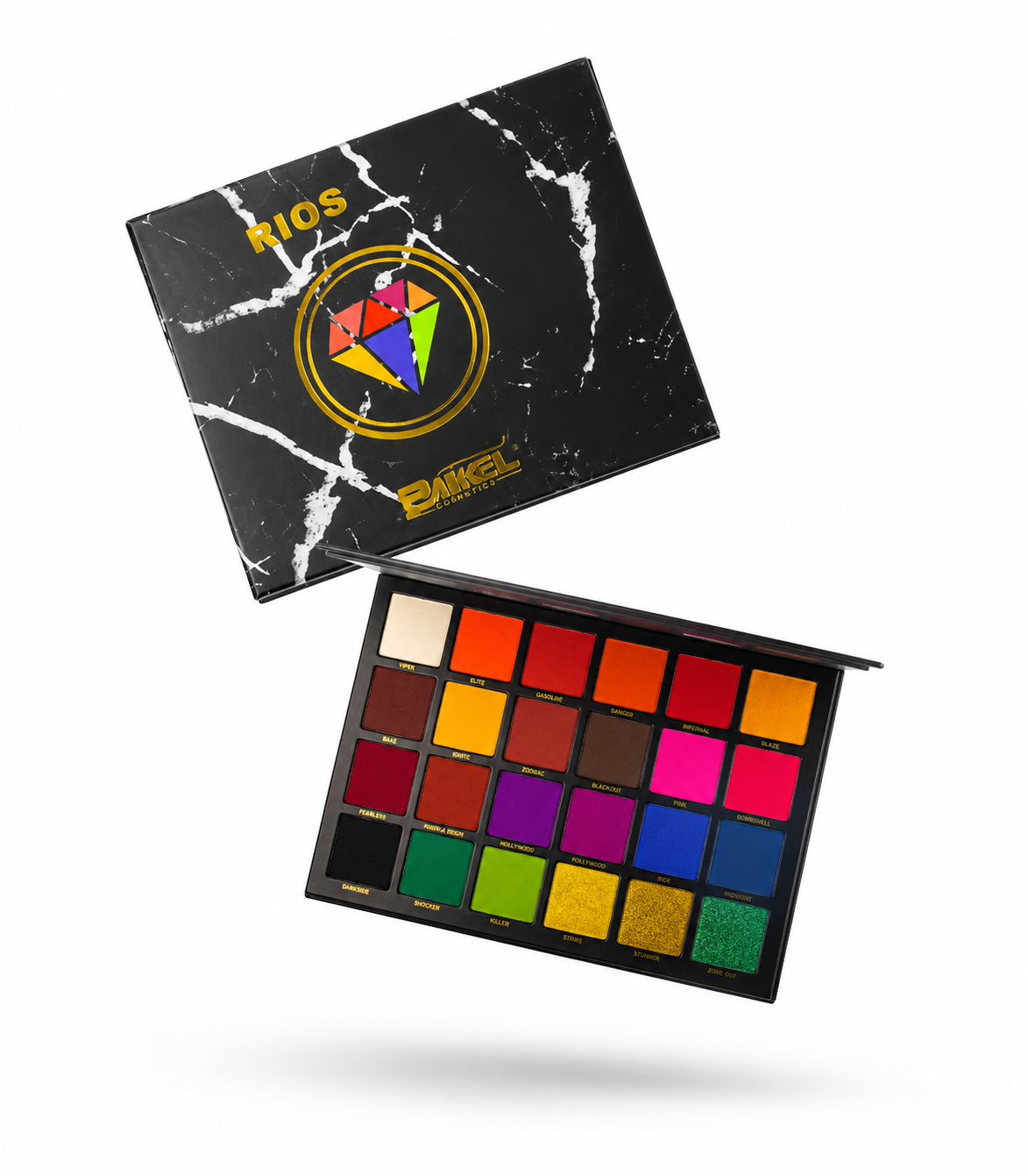 a19bb298-1f10-47ce-99d6-a47444eb6a71 Zikel rios 24 colors eyeshadow palette - Image 1