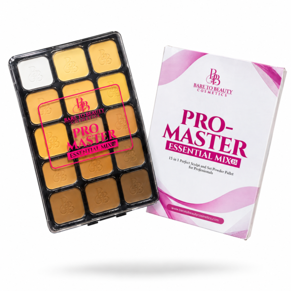 Bare to beauty pro master essential mix 15 in 1 powder palette