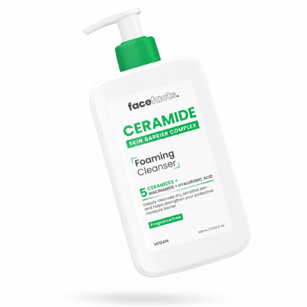 Facefactss ceramide skin barrier complex foaming cleanser 400ml