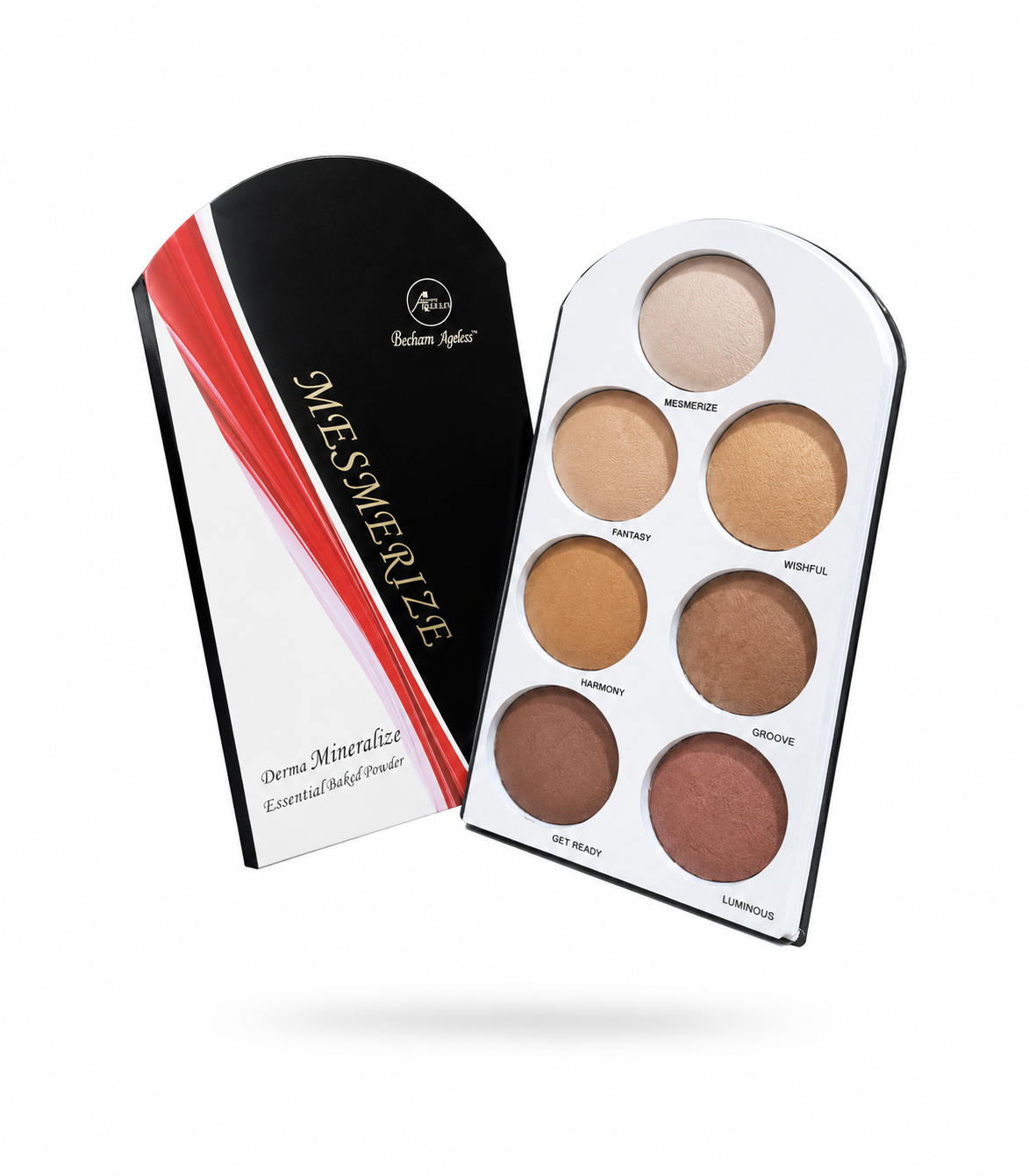 ec81df0d-9e14-4fbc-9b8e-40ae62792ce0 Becharm ageless mesmerize derma mineralize essential baked powder palette - Image 1