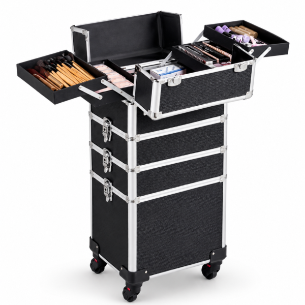 4 in 1 Professional Makeup Wheeled Box