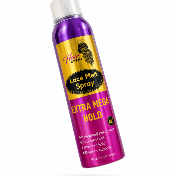 Hair by eni lace melt spray extra mega hold  150ml