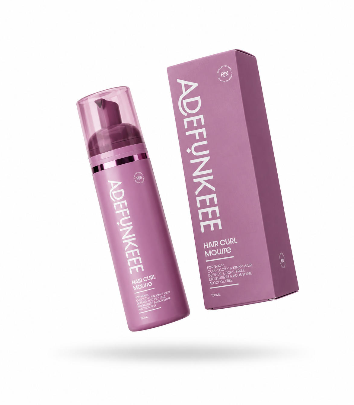 180e6f63-4624-4b1b-a9f5-092571bc8162 Adefunkee hair curl mousse 200ml - Image 1