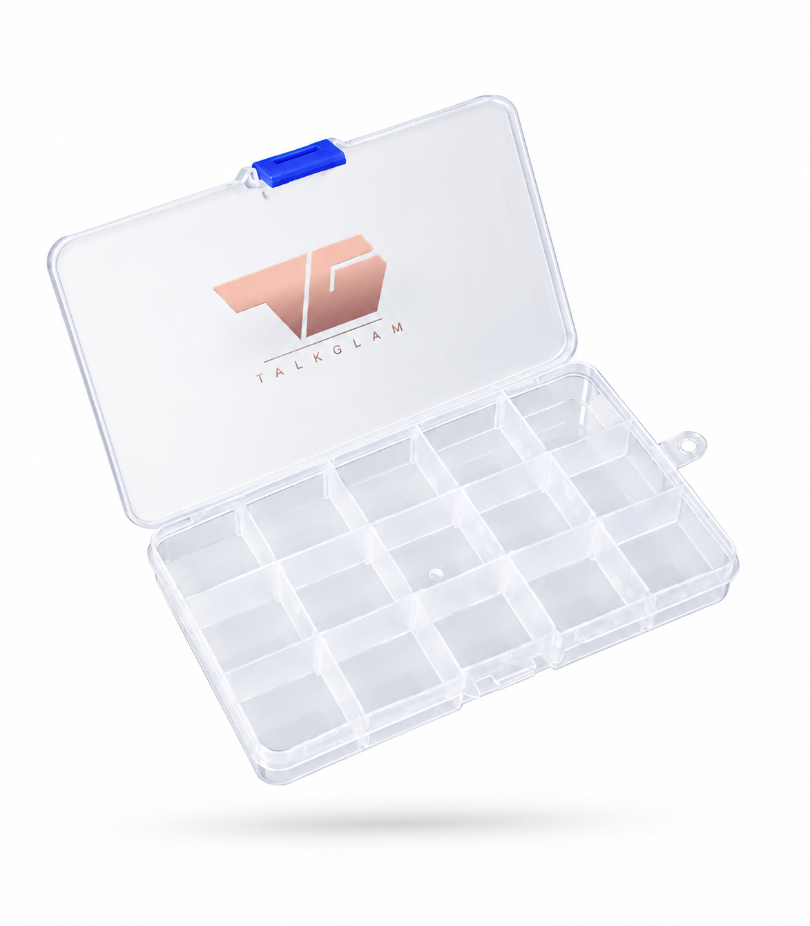 79186e40-253b-4360-bc05-83d70bcf8929 Talkglam plastic partitioned depot container - medium - Image 1