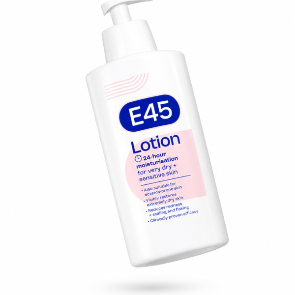 E45 lotion 24-hour moisturisation for very dry and sensitive skin 500ml