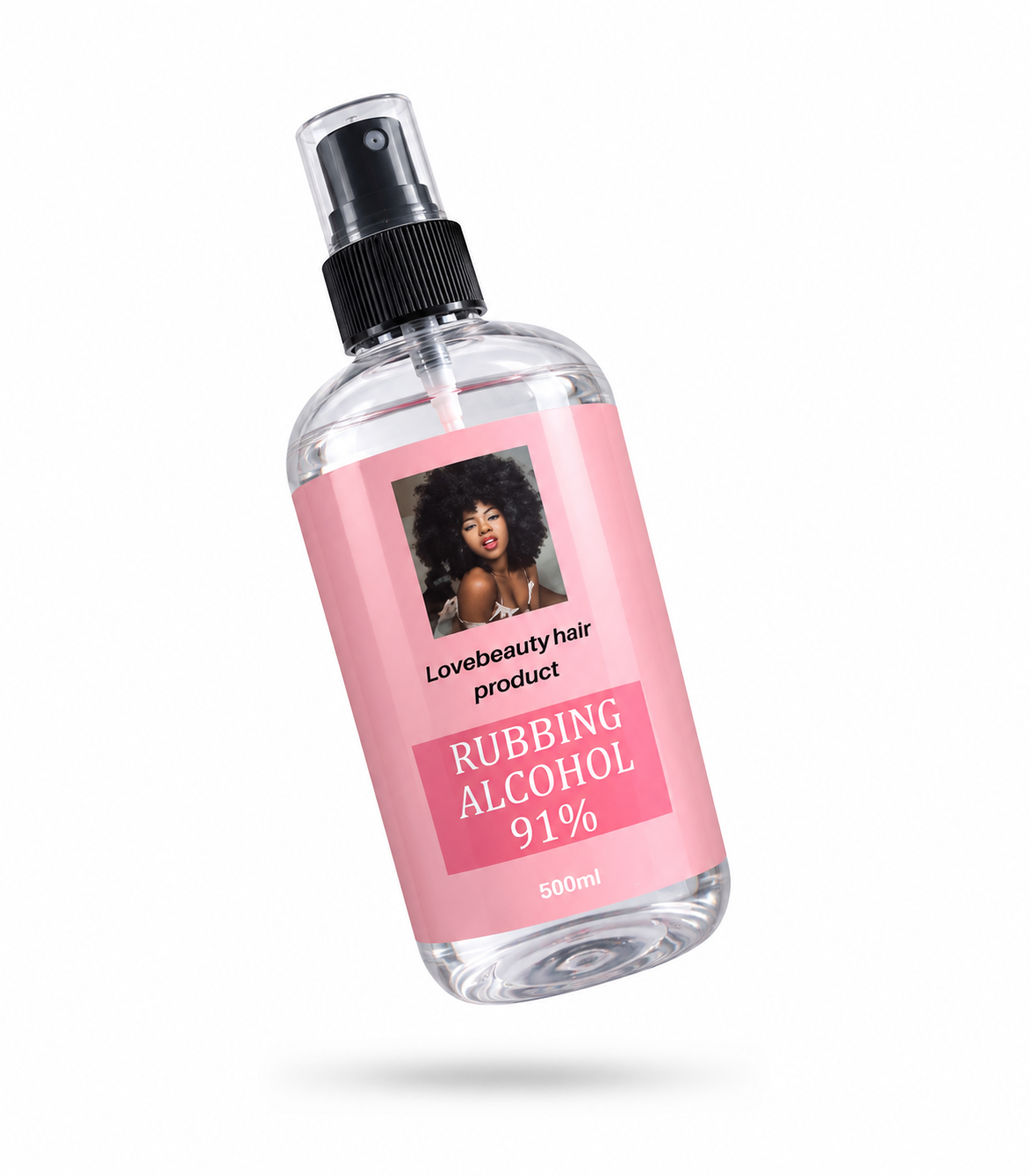 92ef4d46-b7f9-4ea1-b5e0-402c1e9c6051 Lovebeauty hair product rubbing alcohol 91% 500ml - Image 1