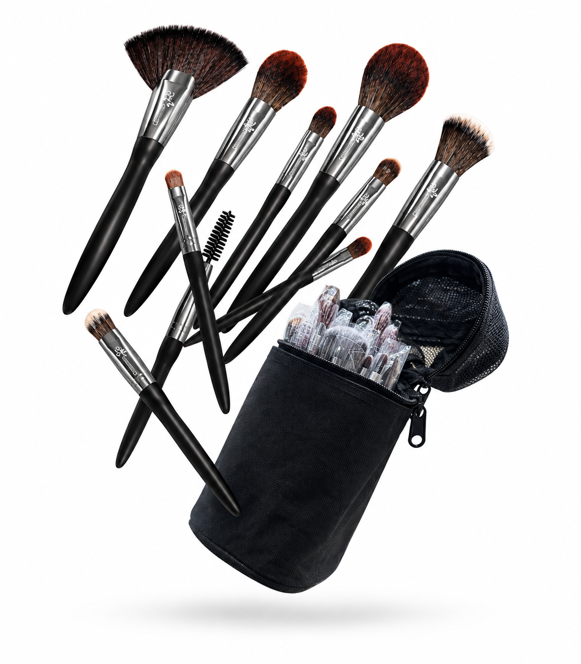 ccd0870a-c247-437f-be65-64f80f5749c8 Etr cosmetics brush set 16pcs with pouch - Image 1