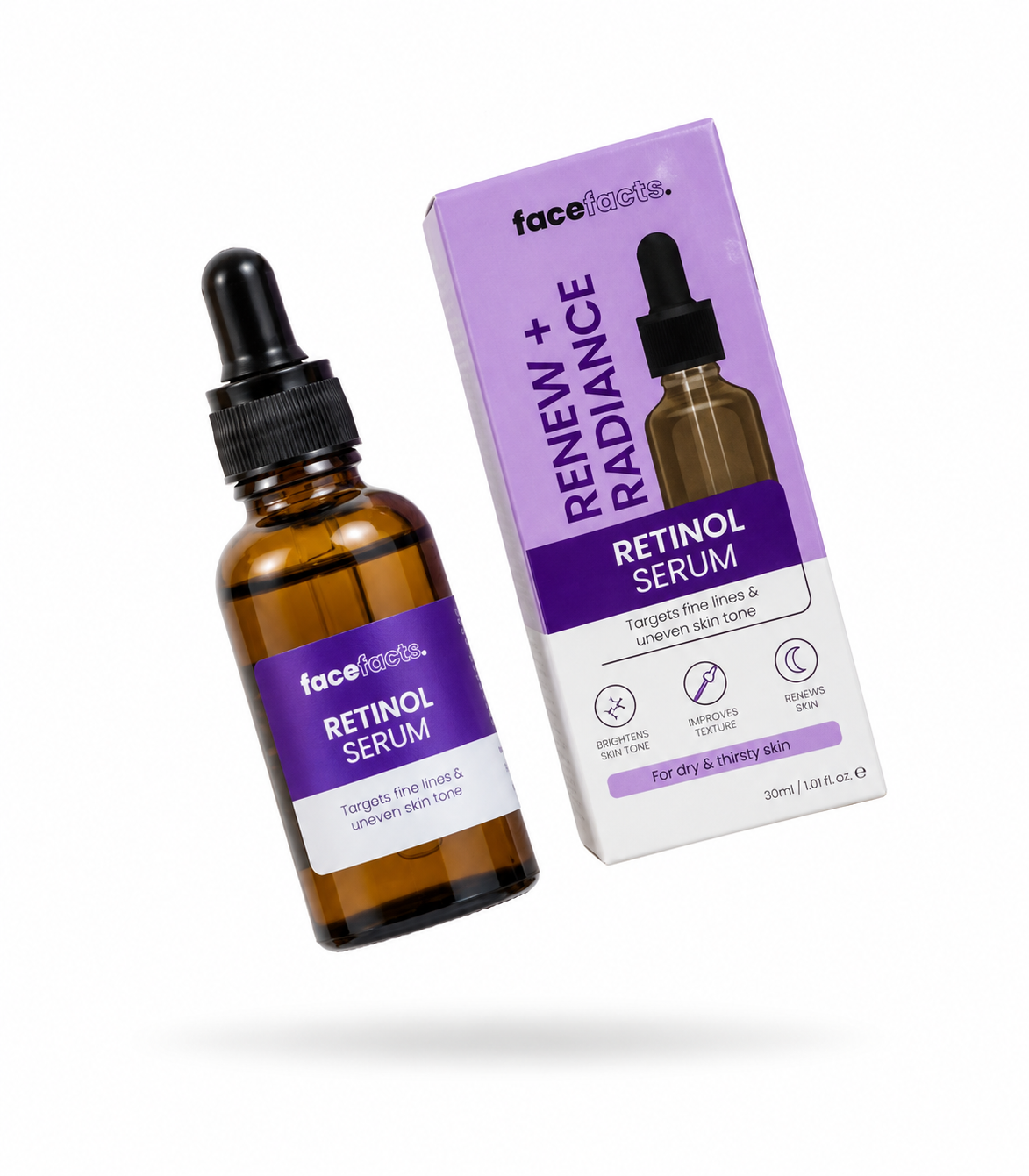 f08dfb56-9d89-4b13-baf6-4586bd87595a Facefacts renew + radiance serum 30ml - Image 1